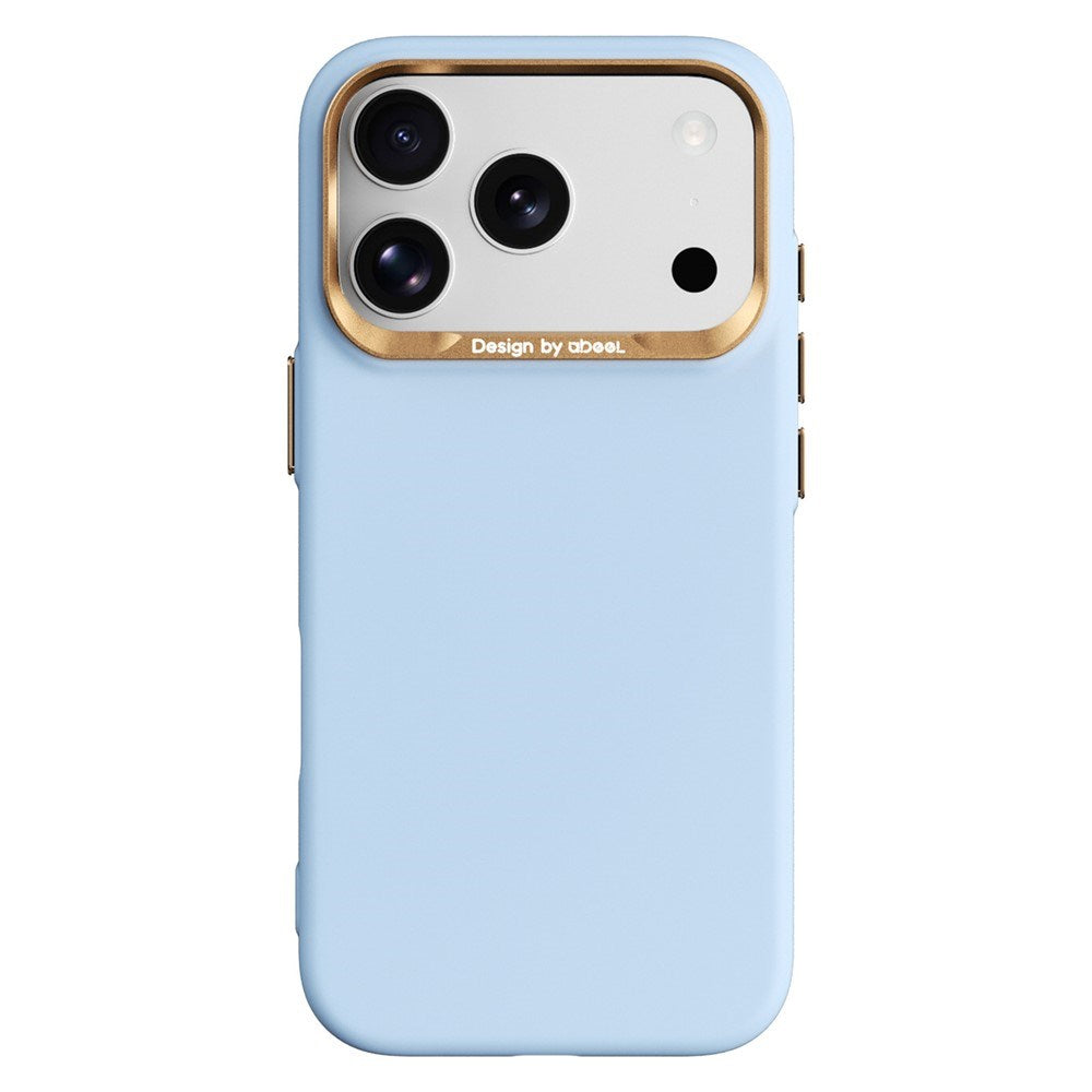 iPhone 18 Pro / 17 Pro ABEEL Hard Soft-Touch Plastic Case - MagSafe Compatible - Light Blue