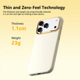 iPhone 18 Pro / 17 Pro ABEEL Hard Soft-Touch Plastic Case - MagSafe Compatible - Light Blue