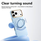 iPhone 17 Pro / 18 Pro ABEEL Hard Soft-Touch Plastic Case w. Kickstand - MagSafe Compatible - Purple