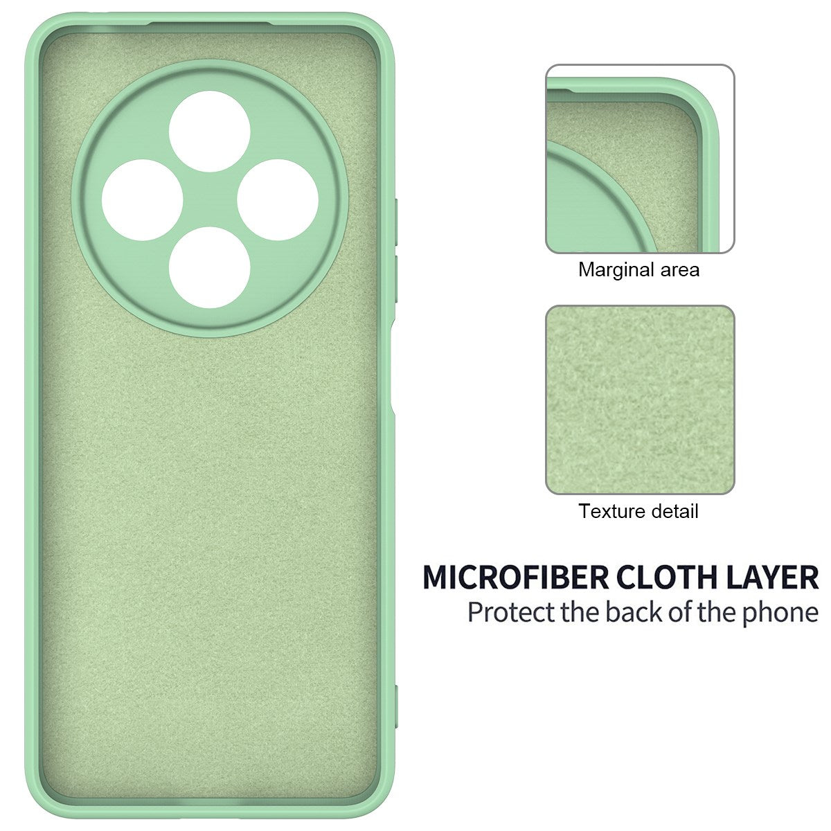 Xiaomi Redmi 17C (4G) EIDERWOOD Silicone Case W. Strap - Green