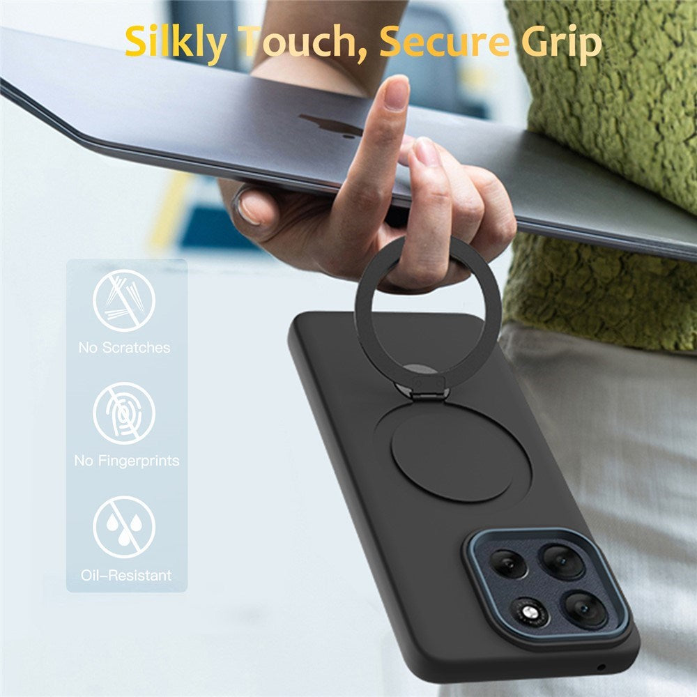 OnePlus Nord 6 / Nord CE6 EIDERWOOD Hybrid Case with Kickstand - MagSafe Compatible - Black