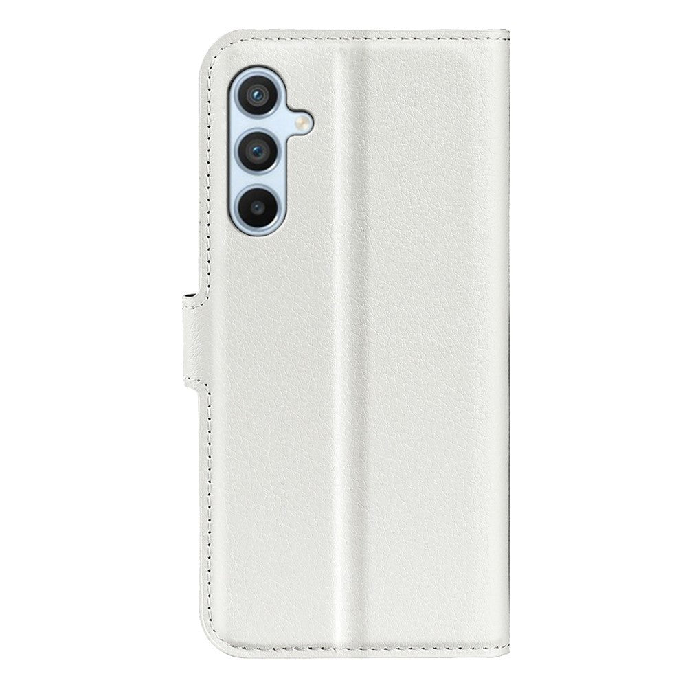 Samsung Galaxy A54 (5G) PU Litchi Leather Wallet Case - White