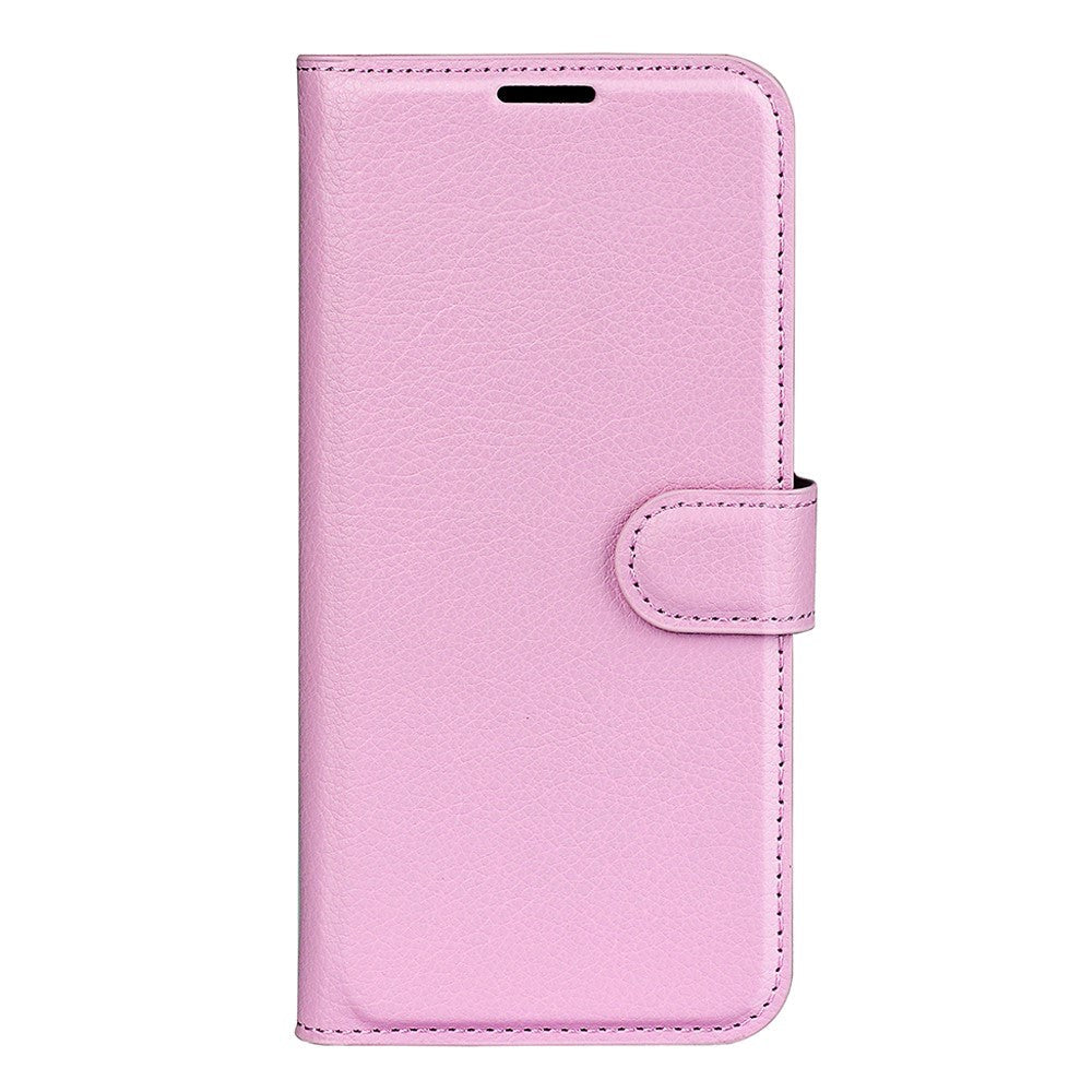 Samsung Galaxy A54 (5G) PU Litchi Leather Wallet Case - Blush Pink