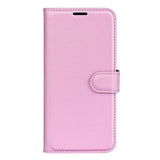 Samsung Galaxy A54 (5G) PU Litchi Leather Wallet Case - Blush Pink