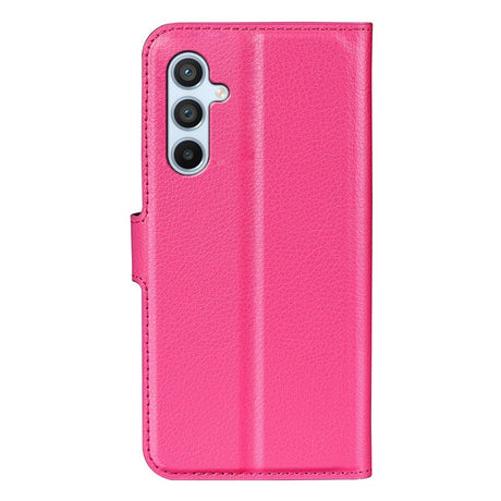 Samsung Galaxy A54 (5G) PU Litchi Leather Wallet Case - Rose