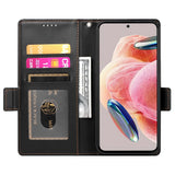 OPPO Reno16 F (5G) EIDERWOOD Faux Leather Flip Case with Card Holder - Black