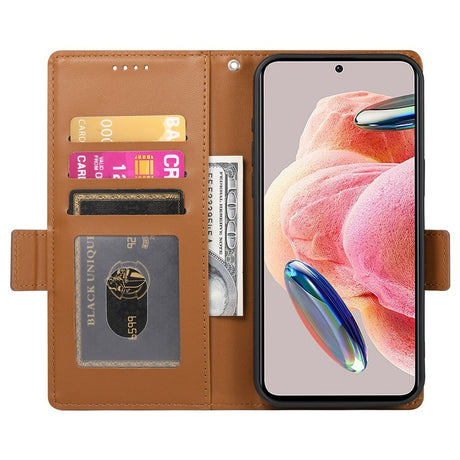 OPPO Reno16 F (5G) EIDERWOOD Faux Leather Flip Case with Card Holder - Brown