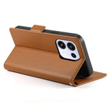 OPPO Reno16 F (5G) EIDERWOOD Faux Leather Flip Case with Card Holder - Brown
