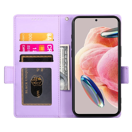 OPPO Reno16 F (5G) EIDERWOOD Faux Leather Flip Case with Card Holder - Purple