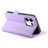 OPPO Reno16 F (5G) EIDERWOOD Faux Leather Flip Case with Card Holder - Purple
