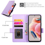 OPPO Reno16 F (5G) EIDERWOOD Faux Leather Flip Case with Card Holder - Purple