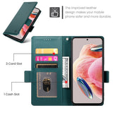 OPPO Reno16 F (5G) EIDERWOOD Faux Leather Flip Case with Card Holder - Green