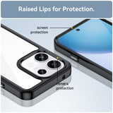 OPPO Reno16 F (5G) EIDERWOOD Hybrid Case - Transparent / Black