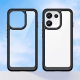 OPPO Reno16 F (5G) EIDERWOOD Hybrid Case - Transparent / Black