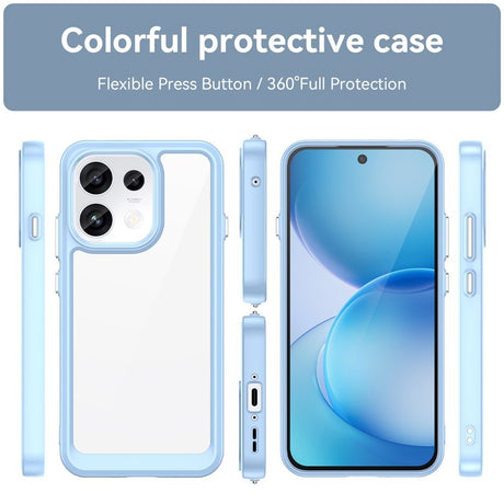 OPPO Reno16 F (5G) EIDERWOOD Hybrid Case - Transparent / Blue