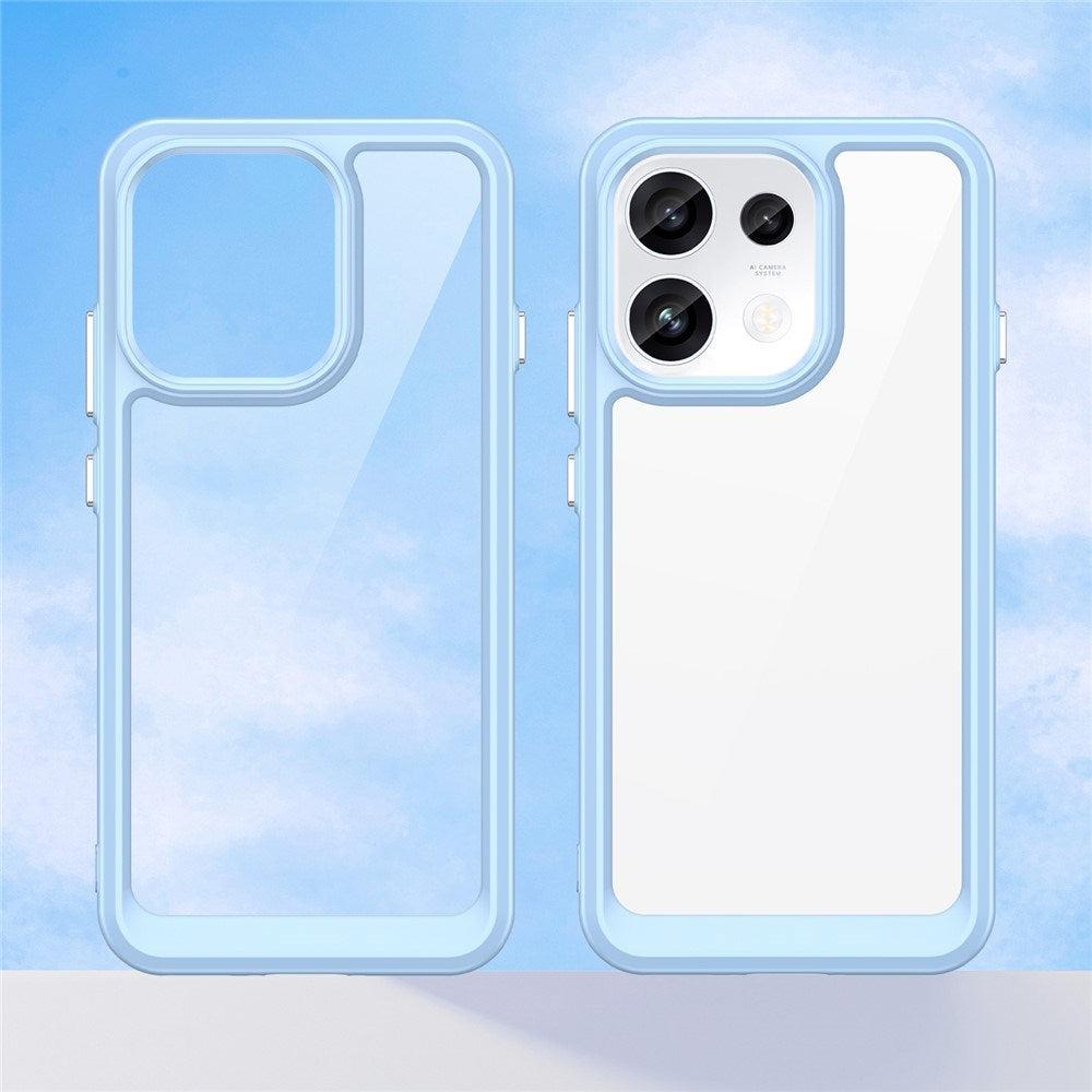 OPPO Reno16 F (5G) EIDERWOOD Hybrid Case - Transparent / Blue