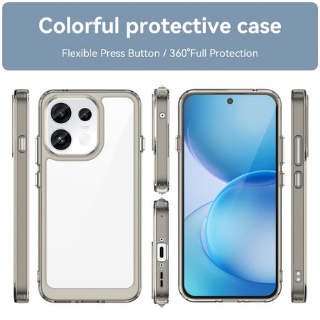 OPPO Reno16 F (5G) EIDERWOOD Hybrid Case - Transparent / Grey