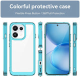 OPPO Reno16 F (5G) EIDERWOOD Hybrid Case - Transparent / Turquoise