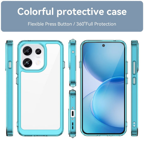 OPPO Reno16 F (5G) EIDERWOOD Hybrid Case - Transparent / Turquoise