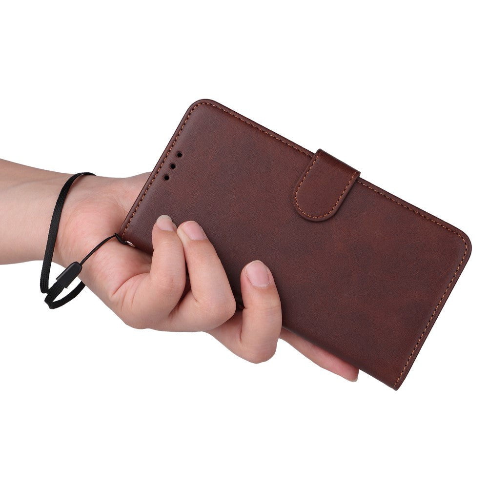 Xiaomi 13 Leather Flip Case with Wallet - Brown