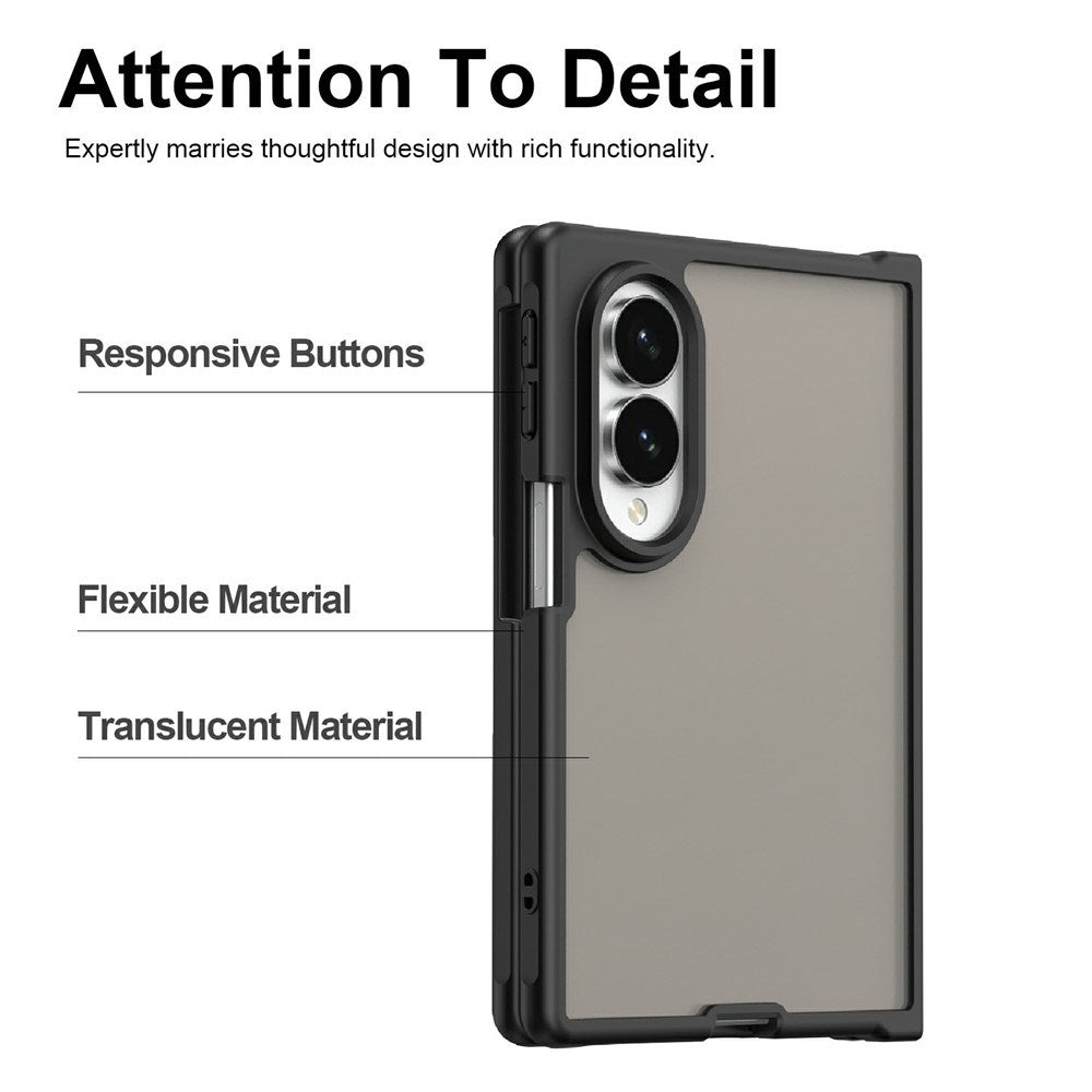 Samsung Galaxy Z Fold8 EIDERWOOD Mat Hybrid Case - Black