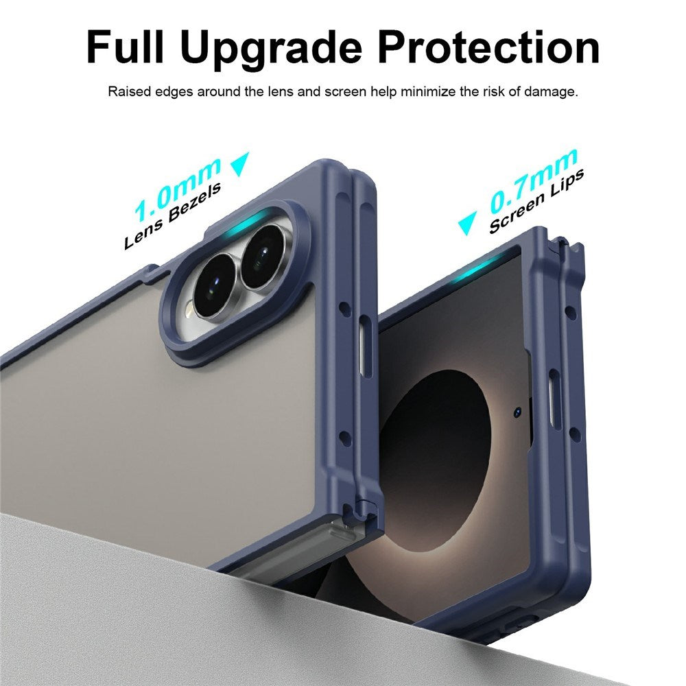 Samsung Galaxy Z Fold8 EIDERWOOD Mat Hybrid Case - Dark Blue