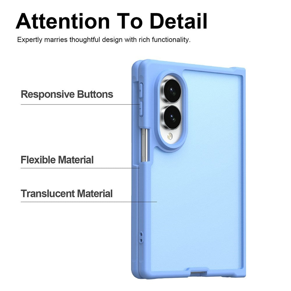 Samsung Galaxy Z Fold8 EIDERWOOD Mat Hybrid Case - Light Blue