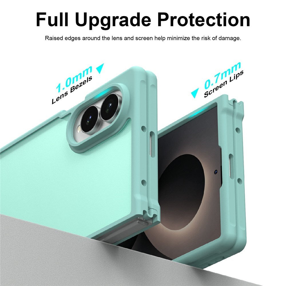 Samsung Galaxy Z Fold8 EIDERWOOD Mat Hybrid Case - Turquoise