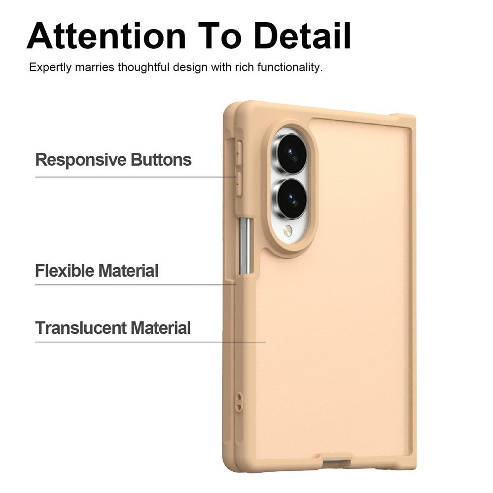 Samsung Galaxy Z Fold8 EIDERWOOD Mat Hybrid Case - Yellow