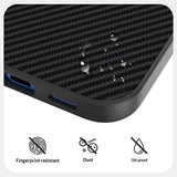 Google Pixel 11 Pro ABEEL Hybrid Case with Carbon Fiber Texture - Black / Blue