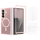 Samsung Galaxy Z Fold8 Ultra EIDERWOOD Hybrid Case incl. Screen Protector Set - Pink / Transparent