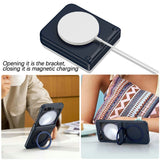 Samsung Galaxy Z Flip8 EIDERWOOD Hard Plastic Case with Stand Function - MagSafe Compatible - Blue