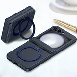 Samsung Galaxy Z Flip8 EIDERWOOD Hard Plastic Case with Stand Function - MagSafe Compatible - Blue