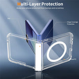 Samsung Galaxy Z Flip8 EIDERWOOD Hybrid Case with Hinge Protection - Transparent