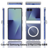 Samsung Galaxy Z Flip8 EIDERWOOD Hybrid Case with Hinge Protection - Transparent