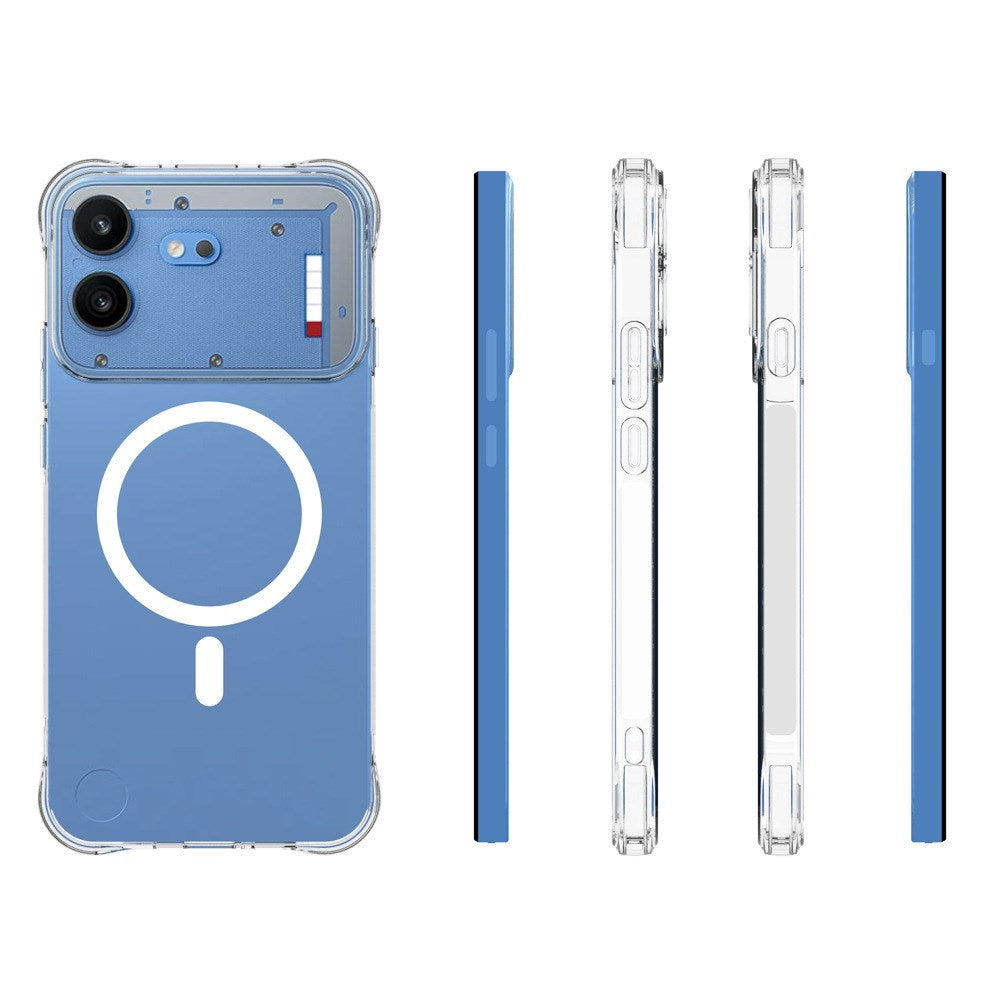 Nothing Phone (4b) WANLONFENG Flexible Plastic Case - MagSafe Compatible - Transparent