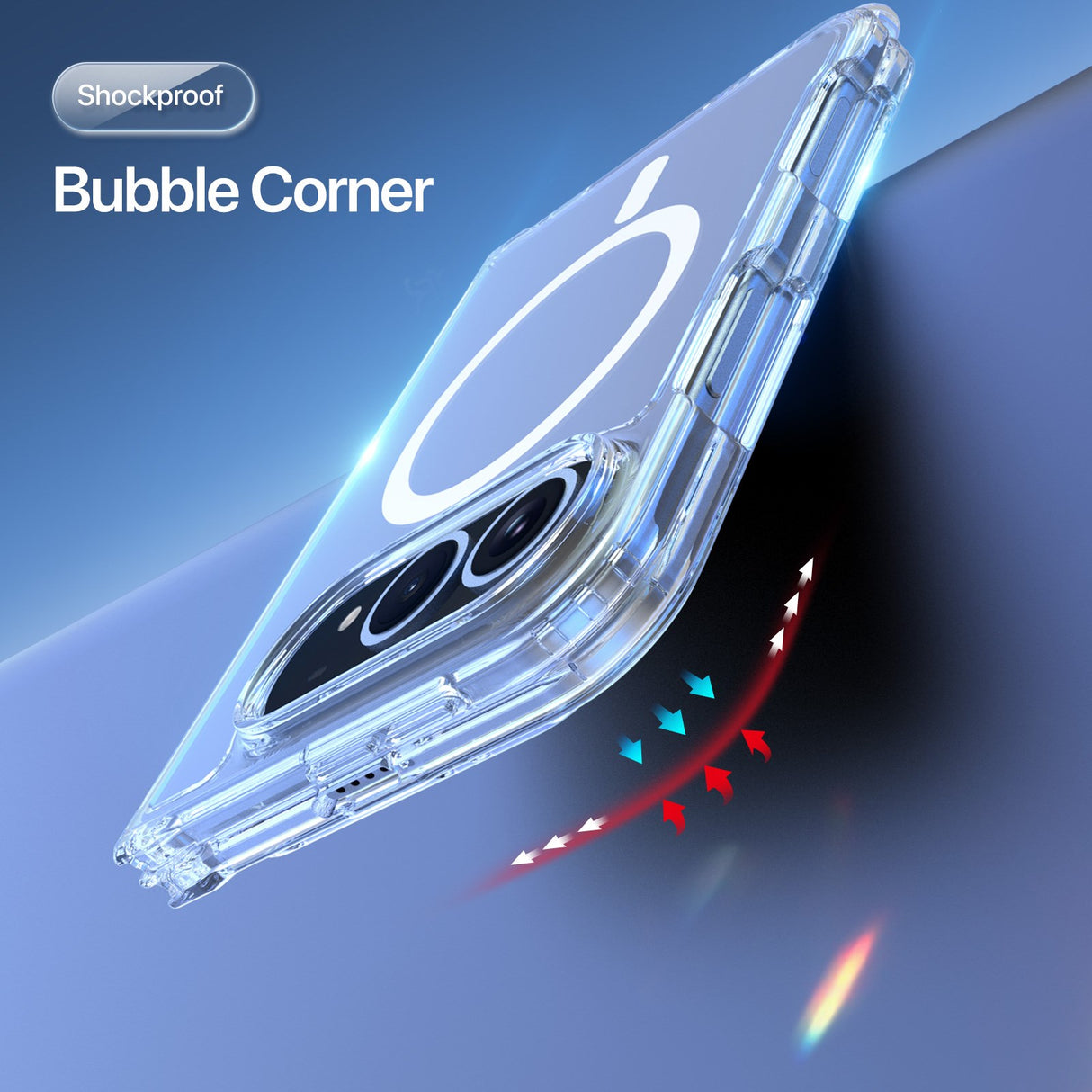 iPhone Duo DUX DUCIS Clin Series Hybrid Case - MagSafe Compatible - Transparent