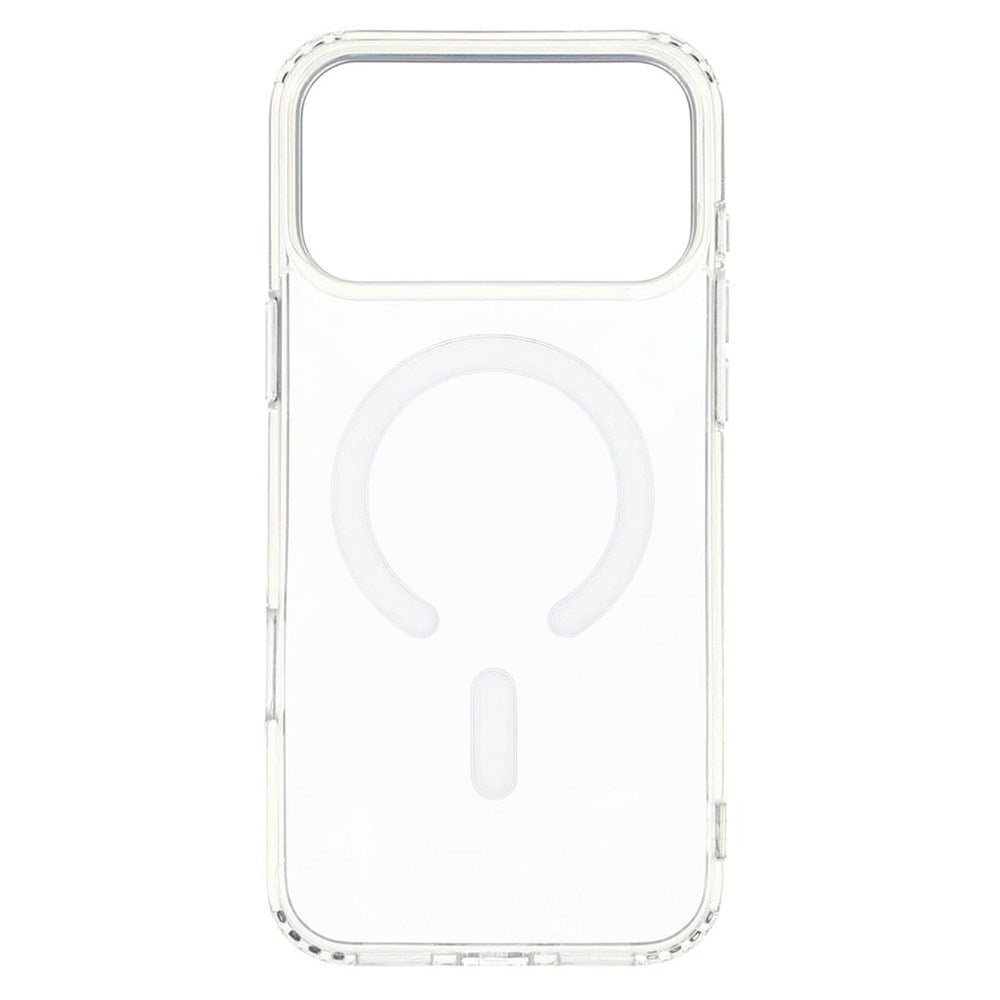 iPhone 18 Pro Max - 360° Protection set w. Screen Protection | MagSafe Case | Camera Lens Protection - Transparent / Black Edge