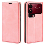 Xiaomi 18 Pro Max EIDERWOOD Artificial Leather Flip Case with Wallet and Stand Function - Pink