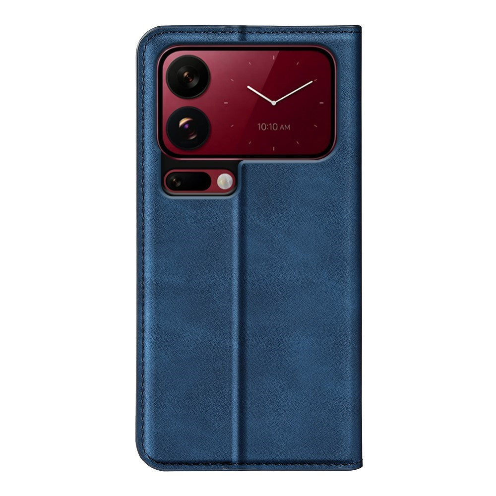 Xiaomi 18 Pro EIDERWOOD Artificial Leather Flip Case with Wallet and Stand Function - Blue