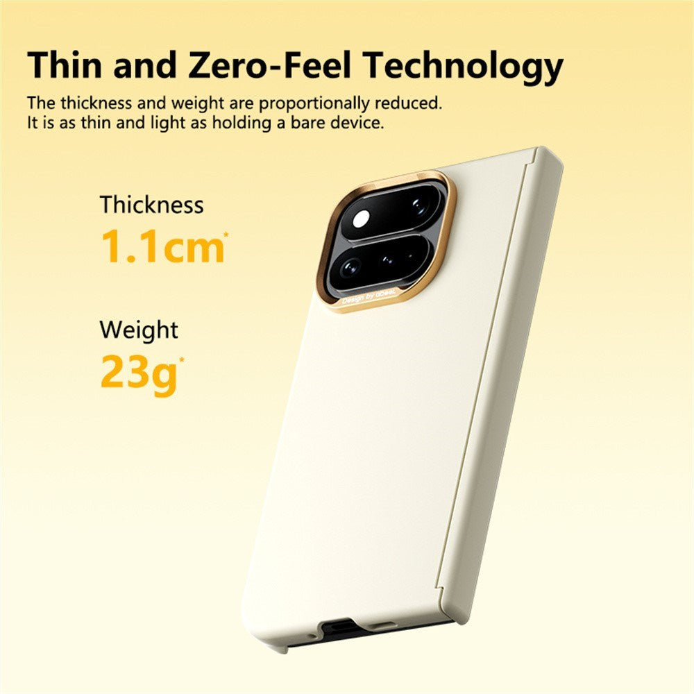 Google Pixel 11 Pro Fold ABEEL Hard Soft-Touch Plastic Case - MagSafe Compatible - Yellow