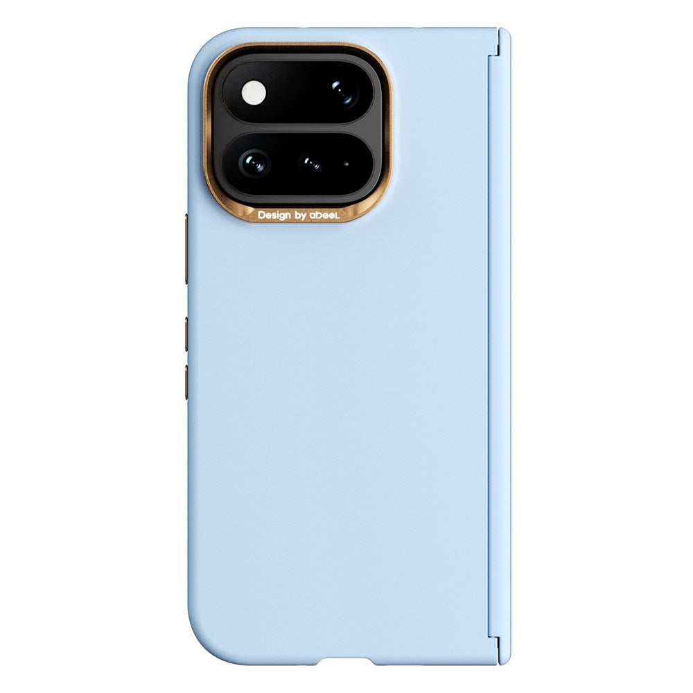 Google Pixel 11 Pro Fold ABEEL Hard Soft-Touch Plastic Case - MagSafe Compatible - Light Blue