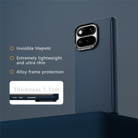 Google Pixel 11 Pro Fold ABEEL Hard Soft-Touch Plastic Case - MagSafe Compatible - Dark Blue