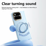 Google Pixel 11 Pro Fold ABEEL Hard Soft-Touch Plastic Case w. Kickstand - MagSafe Compatible - Dark Blue