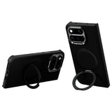 Google Pixel 11 Pro Fold ABEEL Hard Soft-Touch Plastic Case w. Kickstand - MagSafe Compatible - Black