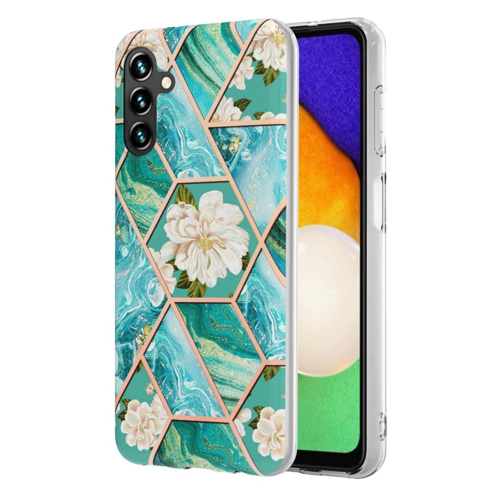 Samsung Galaxy A14 (5G) Plastic Case - White Flowers