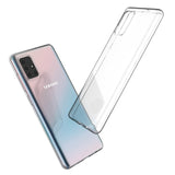 Samsung Galaxy A71 Flexible Plastic Case - Transparent