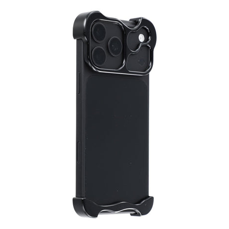 iPhone 18 Pro Two-Piece Metal Bumper Case - Black
