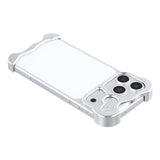 iPhone 18 Pro Two-Piece Metal Bumper Case - Silver