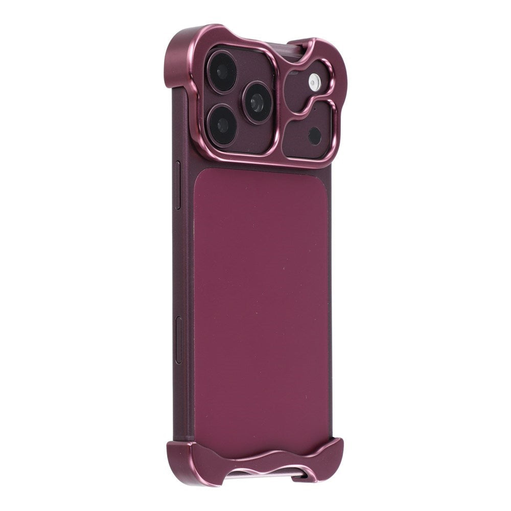 iPhone 18 Pro Two-Piece Metal Bumper Case - Purple